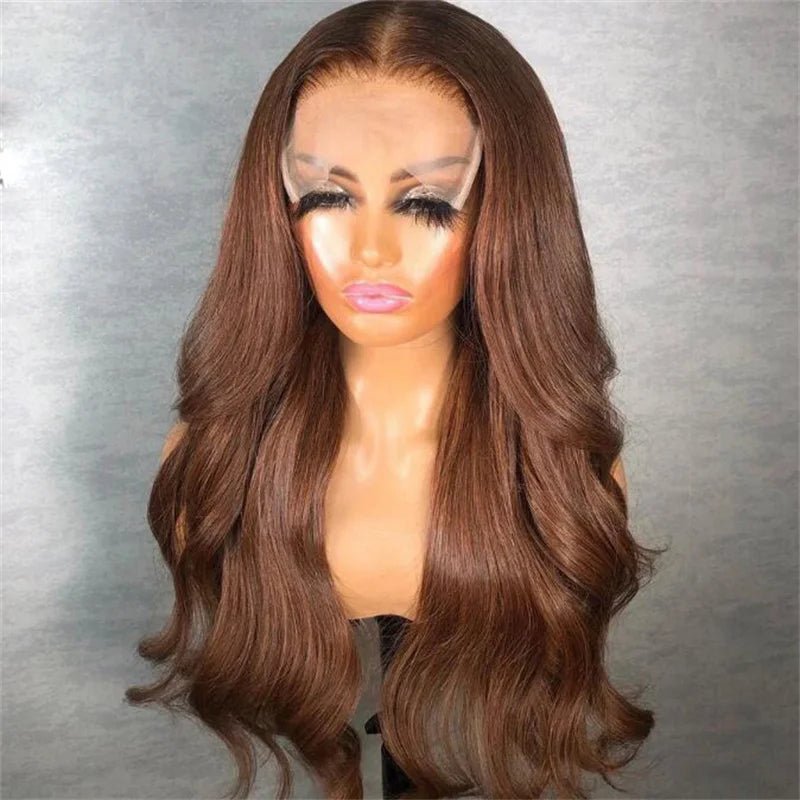 Ombre Brown Body Wave Human Hair Wig - HairNjoy