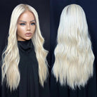 Ombre Platinum Blonde Full Lace Wig - HairNjoy