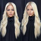 Ombre Platinum Blonde Full Lace Wig - HairNjoy