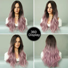 Ombre Purple Lace Front Wig - HairNjoy