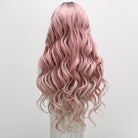 Pink and White Lace Front Wig - HairNjoy