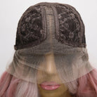 Pink and White Lace Front Wig - HairNjoy