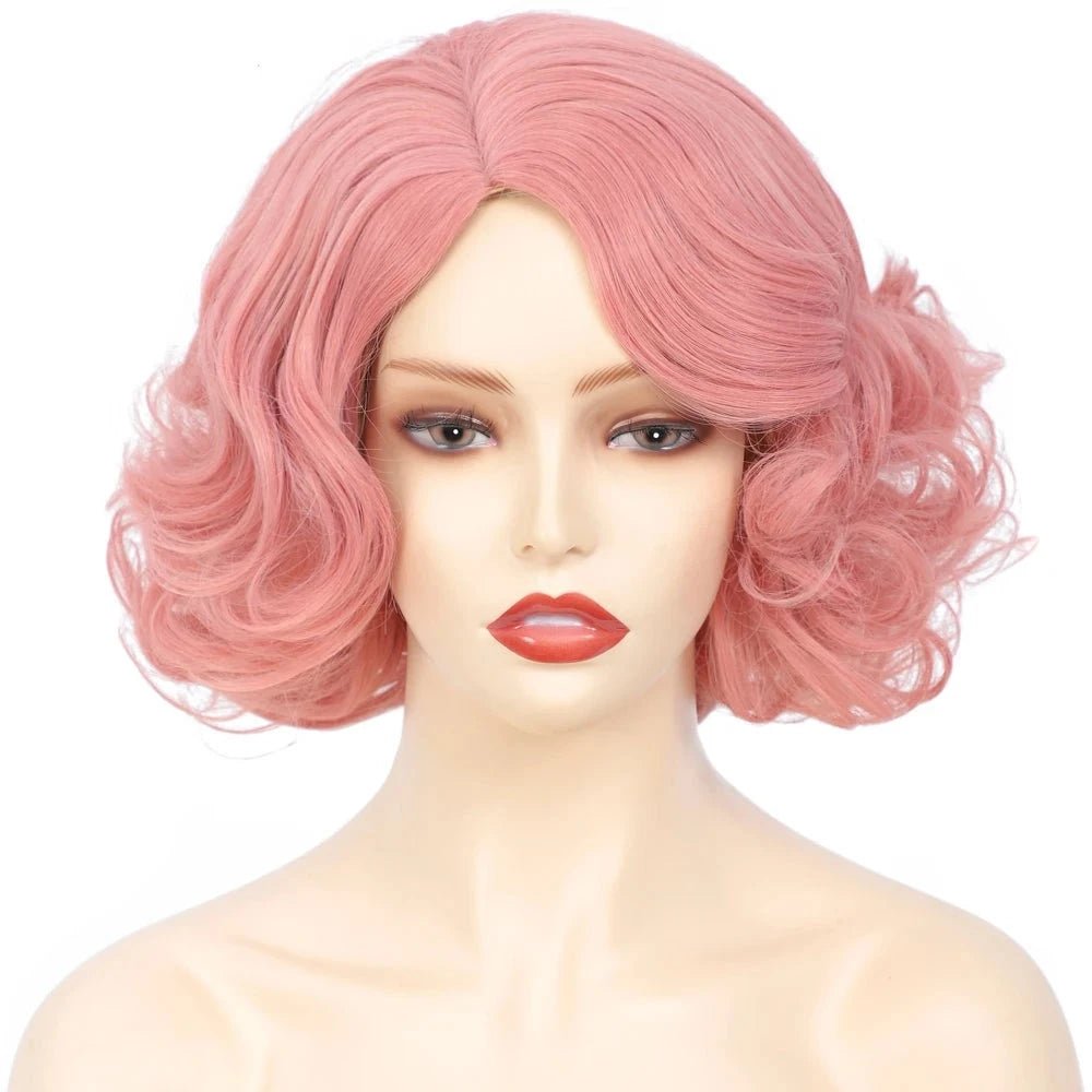Pink Mesmerizing Mane Synthetic Wig - HairNjoy