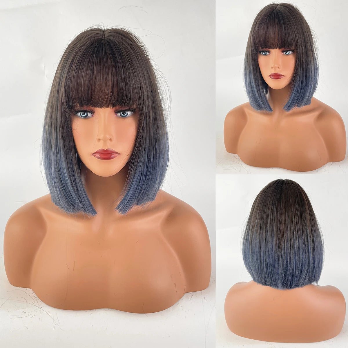 Pink Silver Bob Wig - HairNjoy