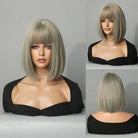 Pink Silver Bob Wig - HairNjoy