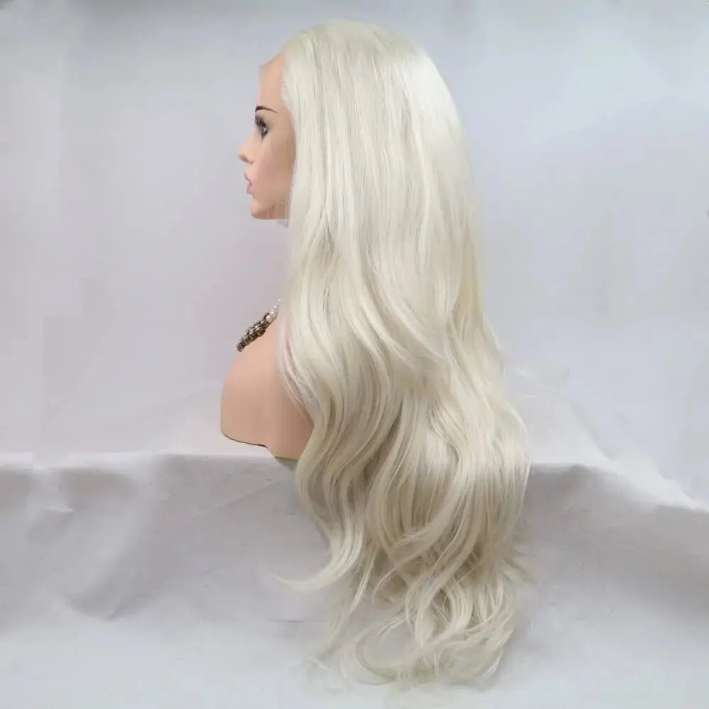 Platinum Blonde Synthetic Wig - HairNjoy
