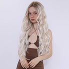 Platinum Light Coffee Gradient Wig - HairNjoy