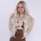 Platinum Light Coffee Gradient Wig - HairNjoy