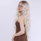 Platinum Light Coffee Gradient Wig - HairNjoy