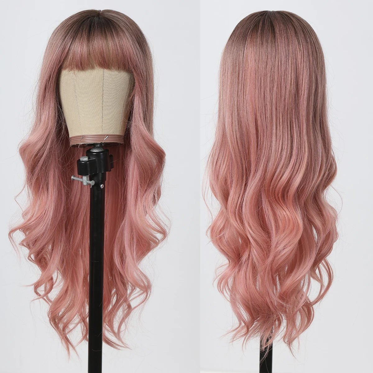 Premium Quality Pink Synthetic Hair Wig - HairNjoy