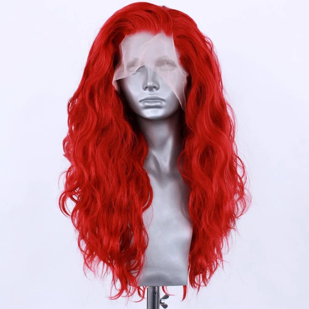 Red Edgy Synthetic Wig Collection - HairNjoy