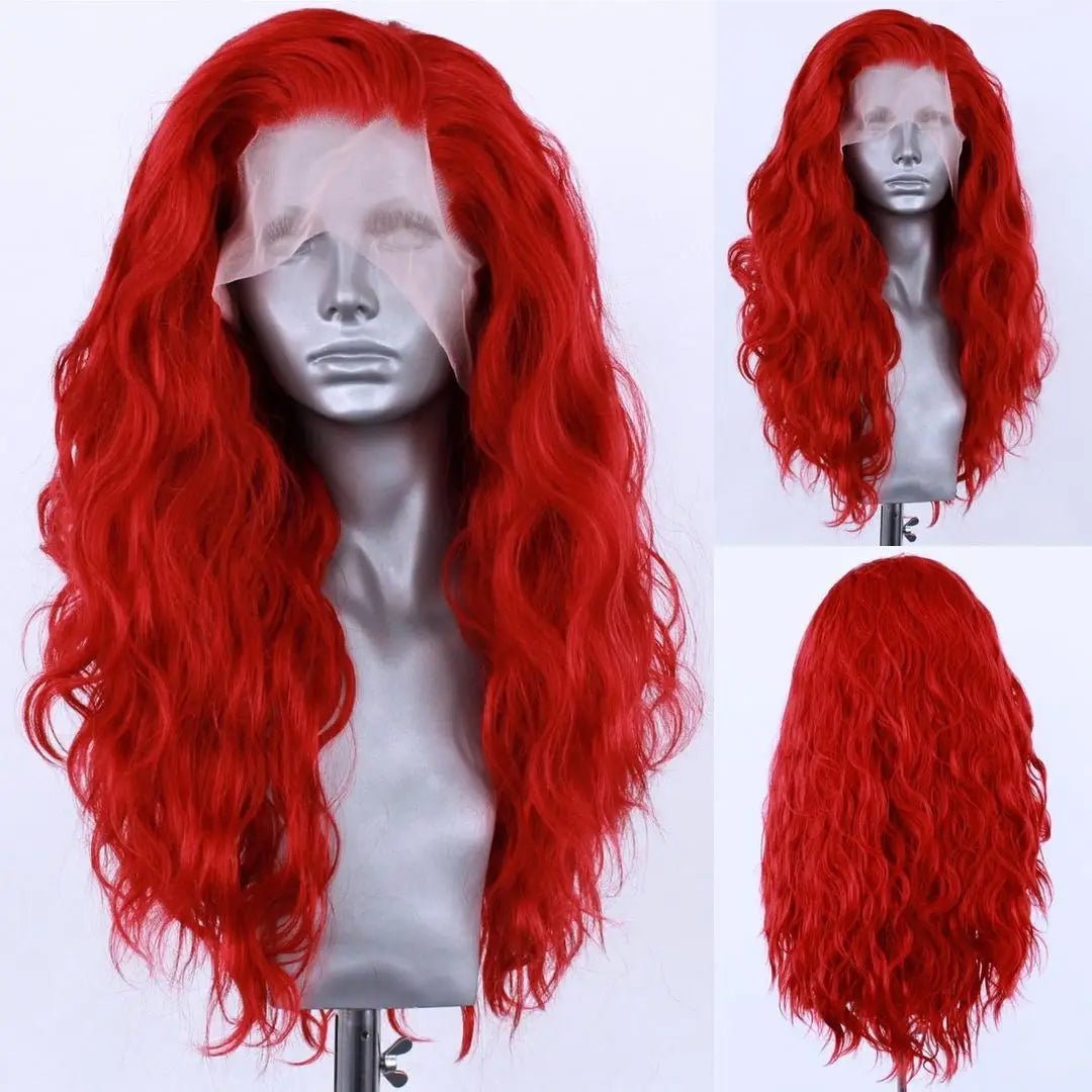 Red Edgy Synthetic Wig Collection - HairNjoy