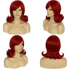 Red Silky Smooth Synthetic Hair Wig - HairNjoy