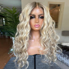 Rooty Melting Blonde Balayage Curly Wig - HairNjoy