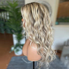 Rooty Melting Blonde Balayage Curly Wig - HairNjoy