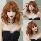 Short Dark Brown Wavy Wig - HairNjoy