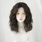 Short Dark Brown Wavy Wig - HairNjoy