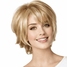 Short Light Blonde Straight Wig - HairNjoy