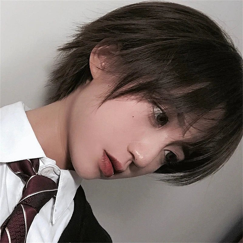 Short Straight Bangs Wig - HairNjoy