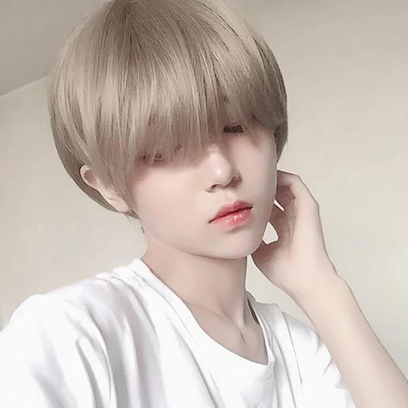 Short Straight Bangs Wig - HairNjoy