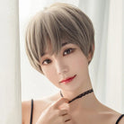 Short Straight Fluffy Wig - HairNjoy