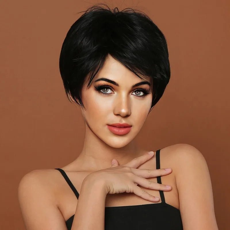 Short Straight Side - Part Wig - HairNjoy