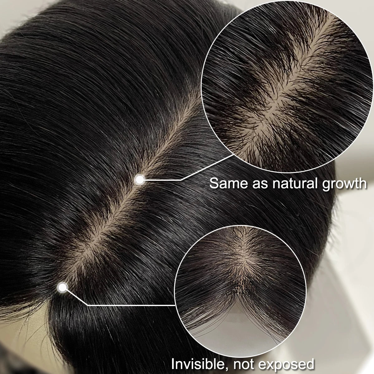 Silk Base Human Hair Topper - HairNjoy