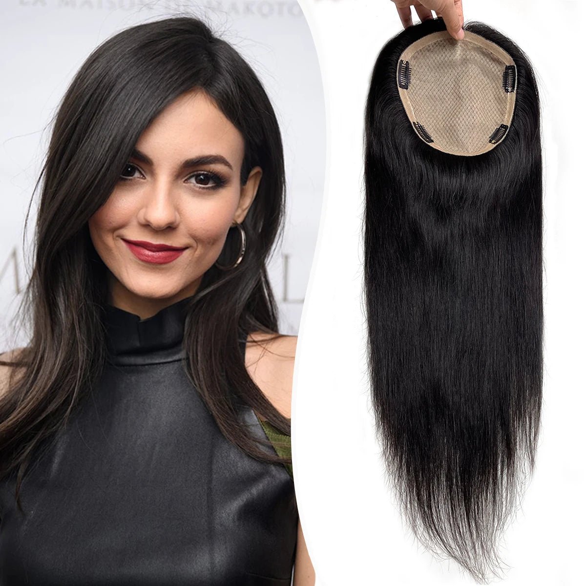 Silk Base Human Hair Topper - HairNjoy