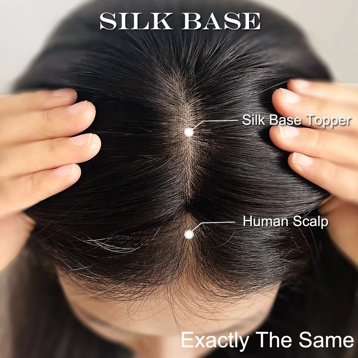 Silk Base Human Hair Topper - HairNjoy