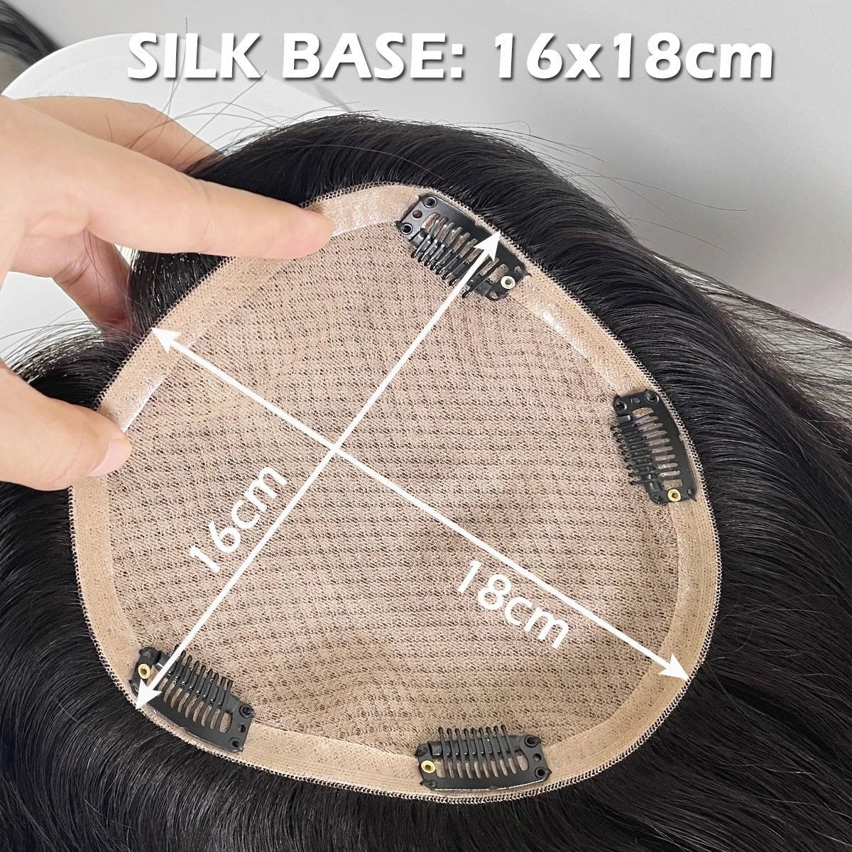 Silk Base Human Hair Topper - HairNjoy