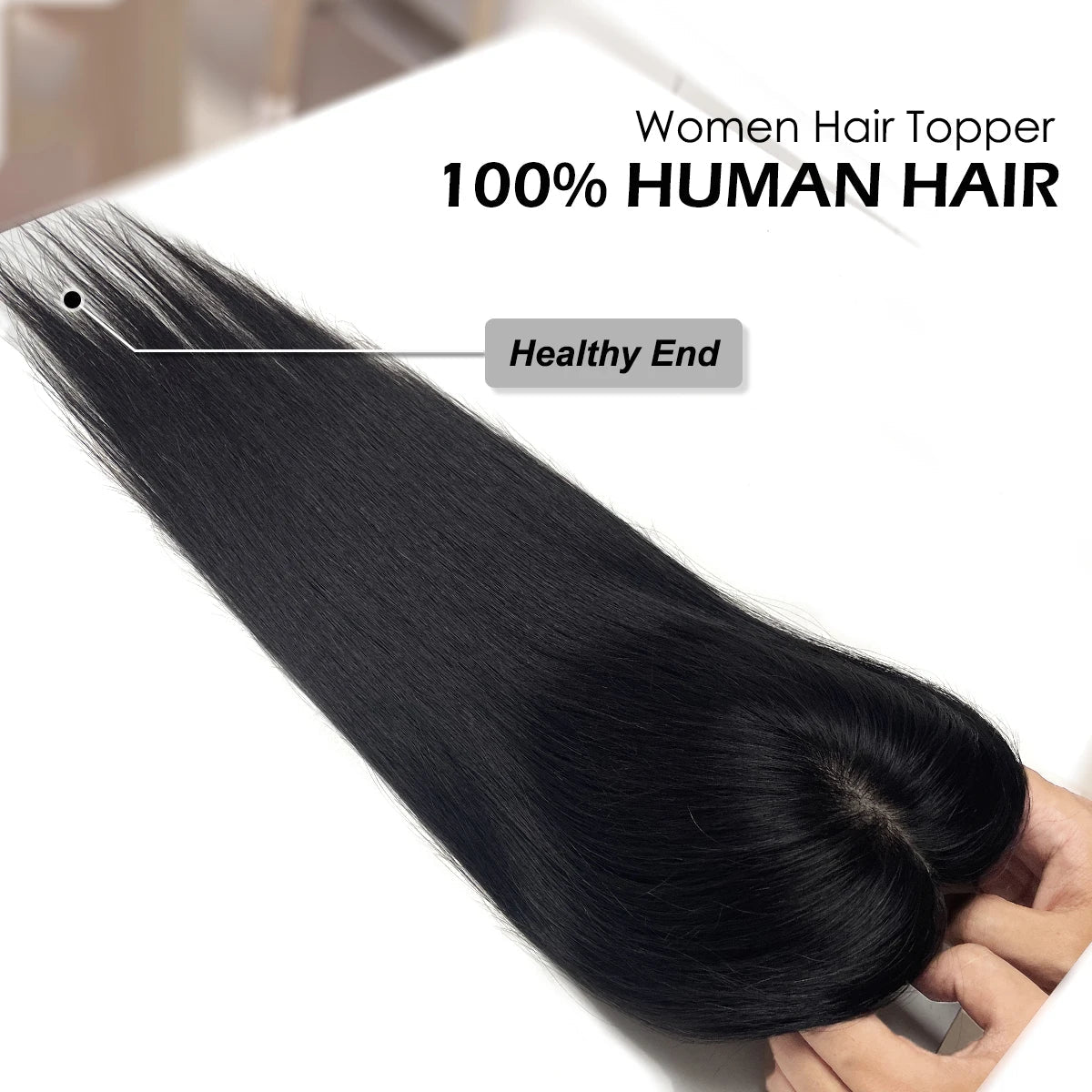 Silk Base Human Hair Topper - HairNjoy