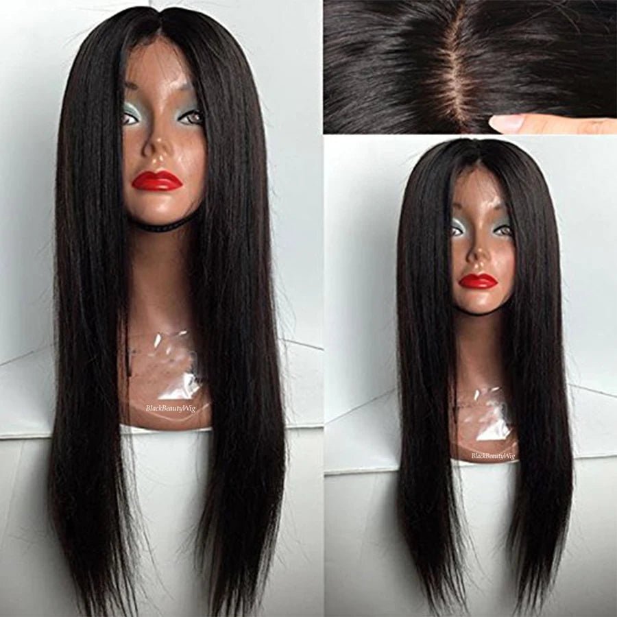 Silky Straight Long Layered Wig - HairNjoy