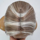 Silver and Brown Lace Front Wig - HairNjoy