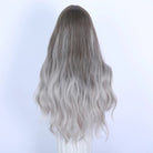 Silver Gray Long Wavy Wig - HairNjoy