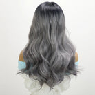 Smoke Grey Lace Front Wig - HairNjoy