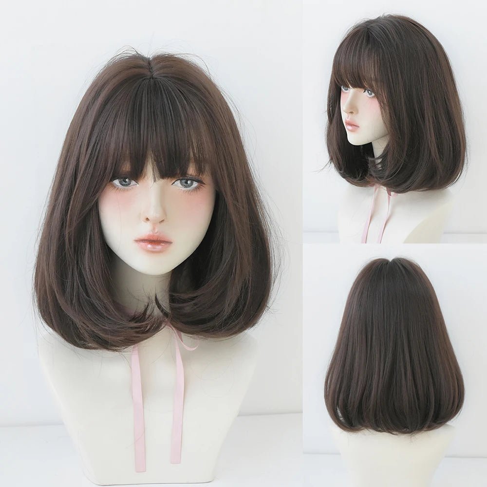 Straight Bob Synthetic Wig - HairNjoy