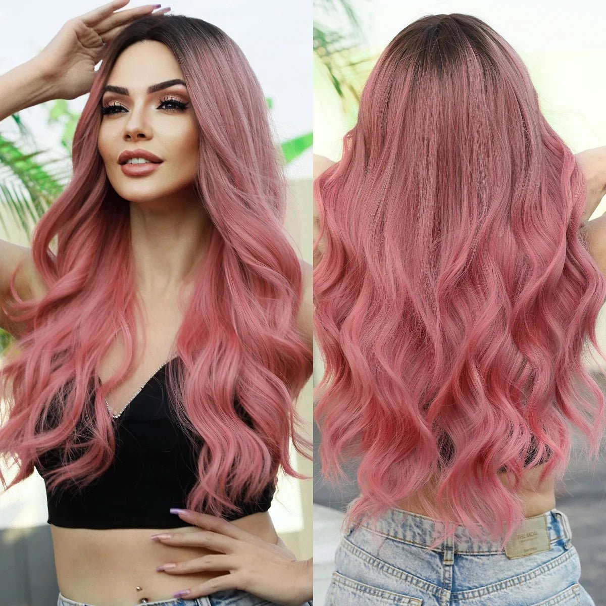 Stylish Long Wavy Wig - HairNjoy