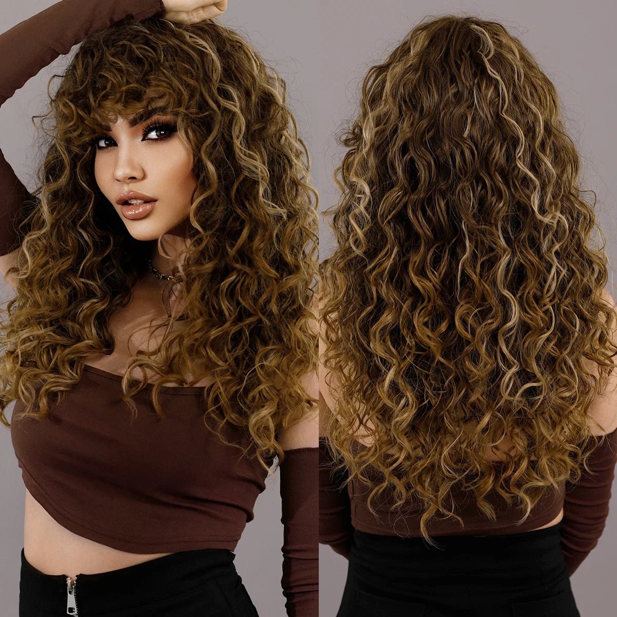 Stylish Long Wavy Wig - HairNjoy