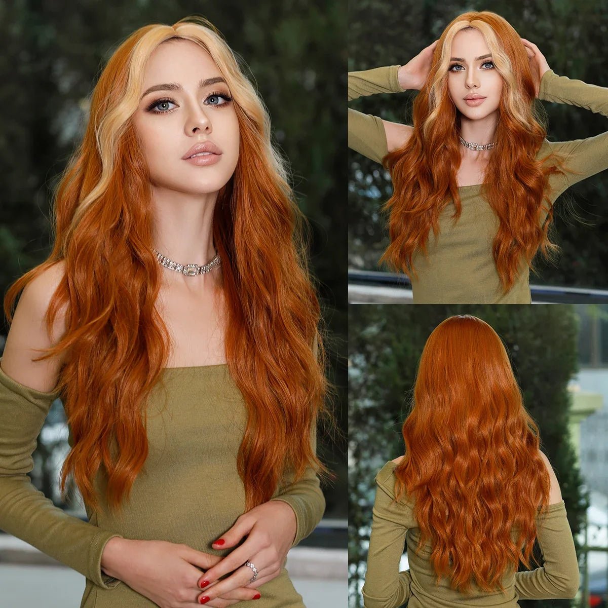 Stylish Long Wavy Wig - HairNjoy