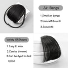 Synthetic Clip - In Blunt Bangs - HairNjoy