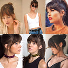 Synthetic Clip - In Blunt Bangs - HairNjoy