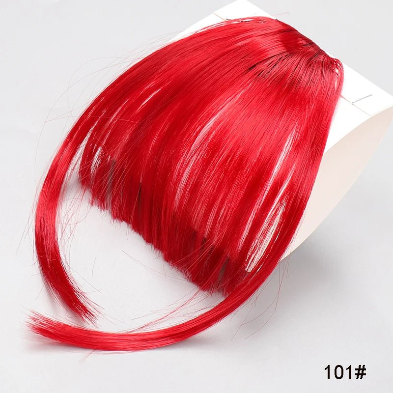 Synthetic Clip - In Blunt Bangs - HairNjoy