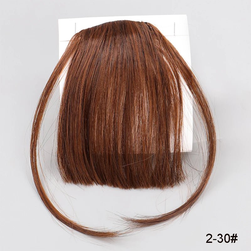 Synthetic Clip - In Blunt Bangs - HairNjoy