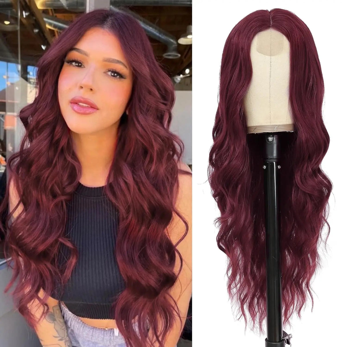 Synthetic Ombre Blonde Wavy Lace Wig - HairNjoy