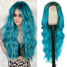 Synthetic Ombre Blonde Wavy Lace Wig - HairNjoy