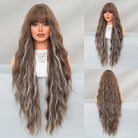 Synthetic Wig with Neat Bangs - HairNjoy