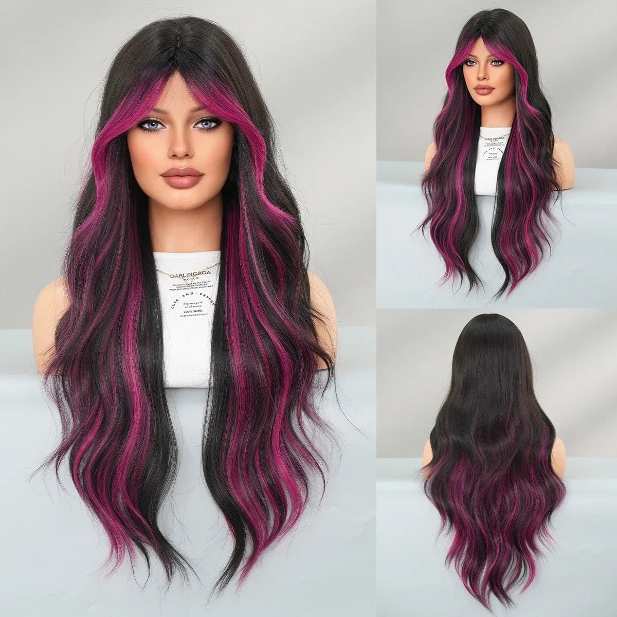 Synthetic Wig with Neat Bangs - HairNjoy