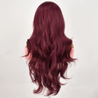 Temperament Wine Red Mixed WavyWigs - HairNjoy