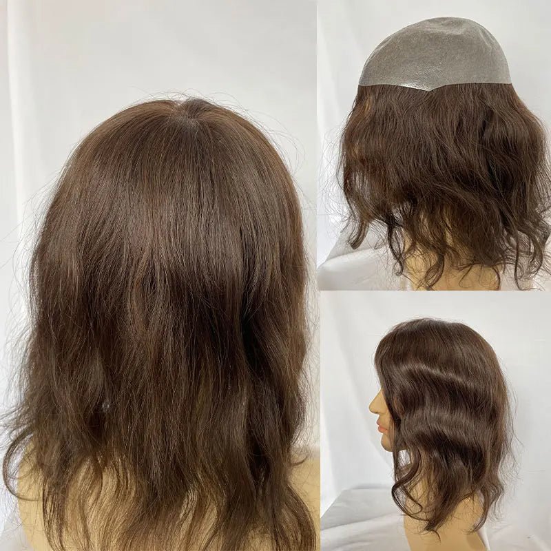 Thin Skin PU Base Long Toupee - HairNjoy