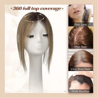 Toppers Ombre Blonde Human Wig - HairNjoy